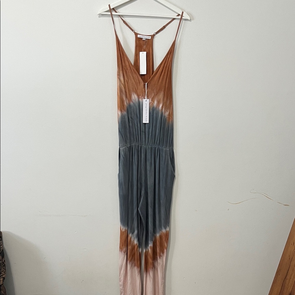 Young Fabulous & Broke Ombre Jumpsuit in Rust and Slate